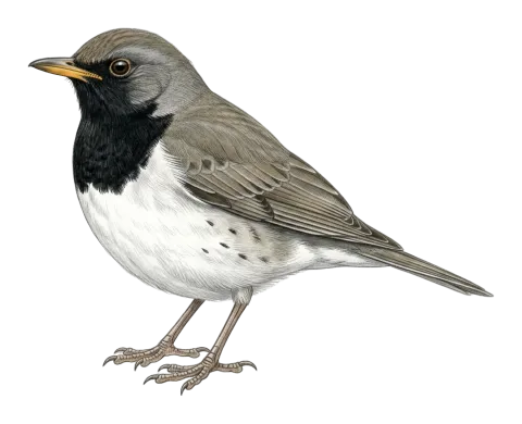 Black-throated Thrush