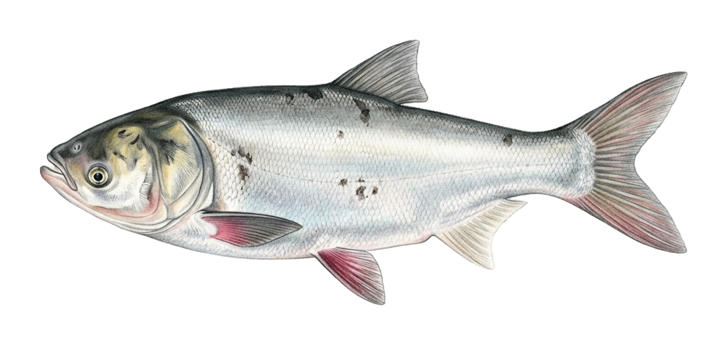 Silver carp, silverfin