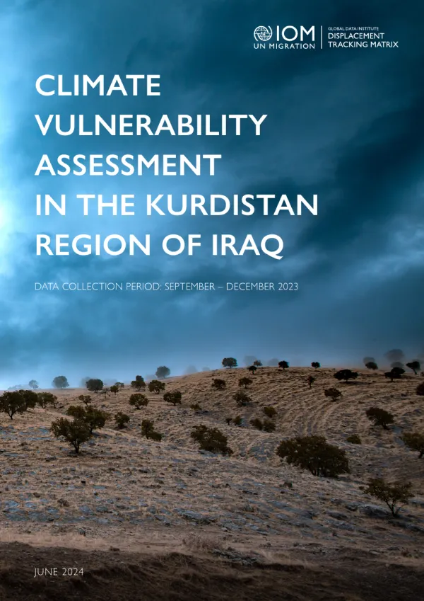 CLIMATE VULNERABILITY ASSESSMENT IN THE KURDISTAN REGION OF IRAQ