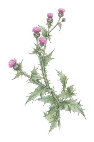 Carduus pycnocephalus