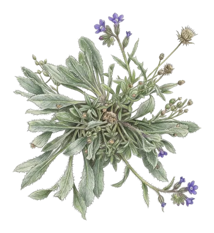 Anchusa strigosa