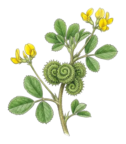 Medicago rotata