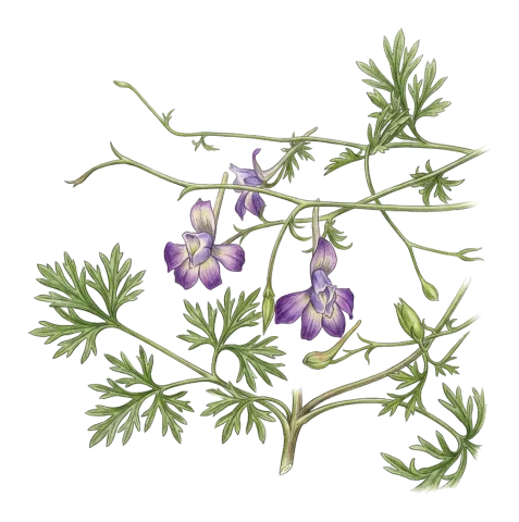 Delphinium oliverianum