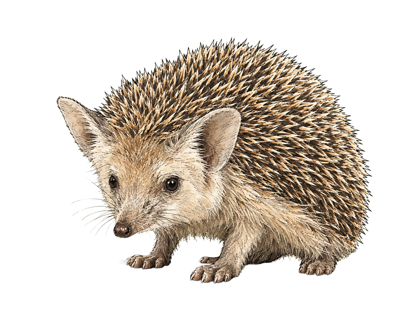 Southern White-Breasted Hedgehog