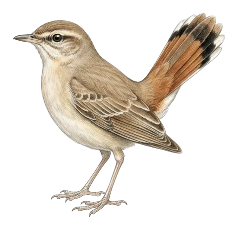Rufous-tailed Scrub Robin