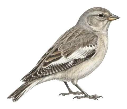 White-winged Snowfinch